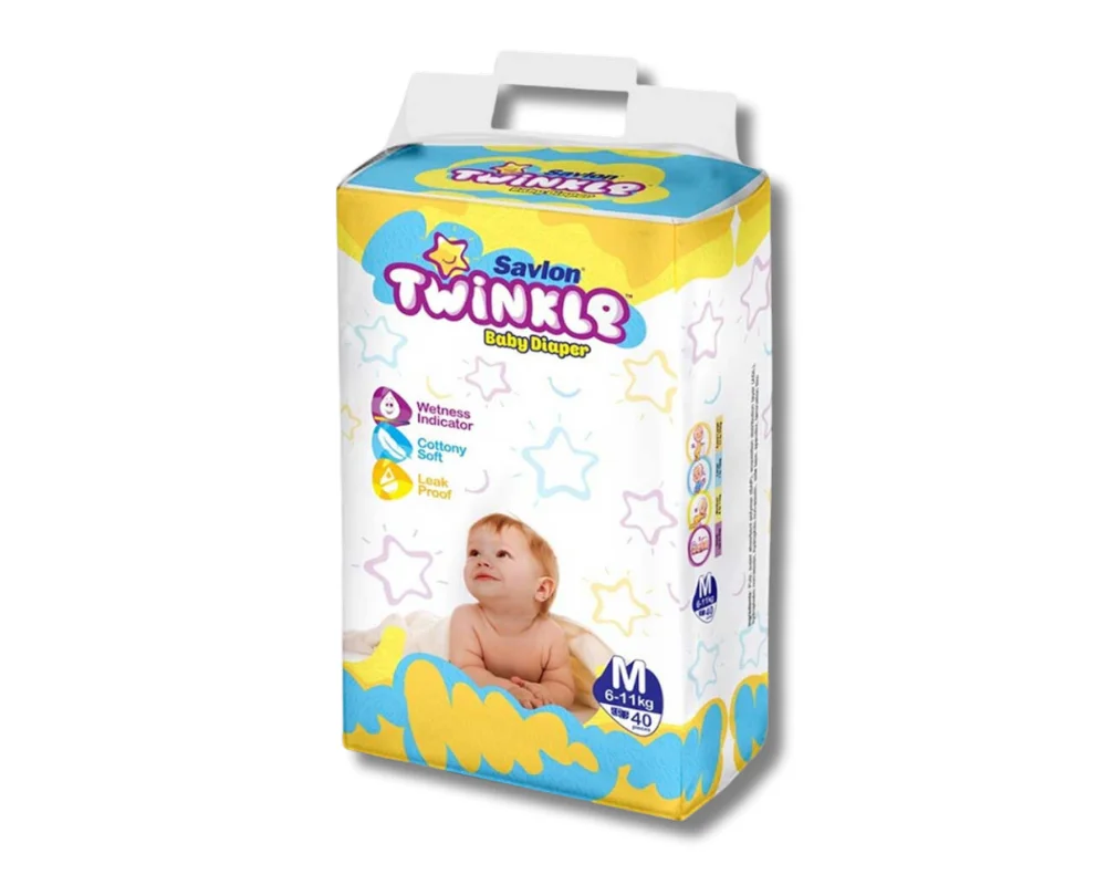 65fa9367115075f231ec494e_Savlon-Twinkle-Baby-Diaper-M-6-11kg-40pcs_1 (1)
