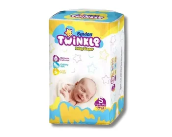 Savlon Twinkle Baby Diaper S (Up to 8kg) 44Pcs