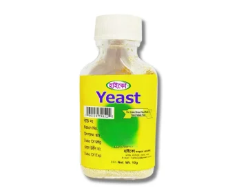 Haiko Yeast Small 10gm (Bottle) ৳30  Per PieceHaiko Yeast Small 10gm: Premium quality yeast for baking, perfect for rising dough and creating delicious homemade bread