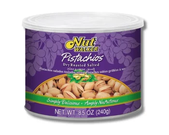 Nut Walker Pistachios Dry Roasted Salted 200(±)40gm (Tin)