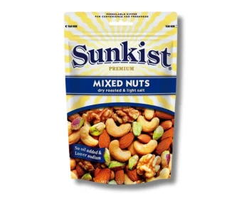 Sunkist Mixed Nuts Dry Roasted & Light Salted 150gm Thailand ৳950  Per Piece