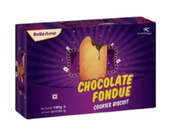 BelleAme Chocolate Fondue Cookies Biscuit 180(±)4gm
