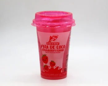 Dolphin Nata De Coco Strawberry 270ml Malaysia