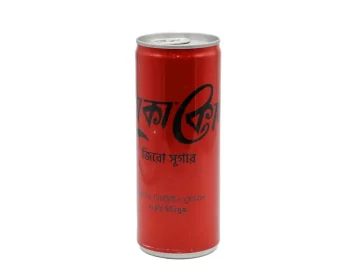 Coca Cola Zero 250ml (Can) ৳70  Per Piece