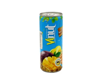 Vinut 100% Mixed Fruit Juice Can 230ml Vietnam