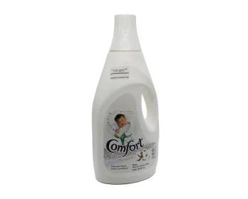 A 2-liter bottle of fabric conditioner for soft, fresh-smelling laundry.