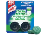 Harpic Flush Matic Citrus In Cistern Toilet Cleaner 2X50gm