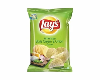 Lays American Style Cream & Onion Chips 60(±)3gm ৳80  Per Piece