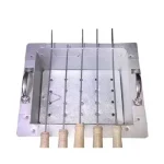 BBQ Grill Tin Maker With 5 Stick Silver each