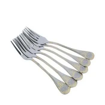 Big Stainless Steel Fork 6 pcs