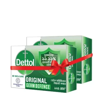 Dettol Soap Bathing Bar Original Germ Defence 125 gm (Combo Pack) 2 pcs