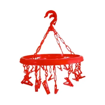 Npoly Round Cloth Hanger (Red) each