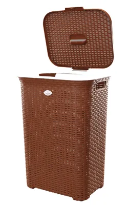 RFL Cane Laundry Brown Basket Big each
