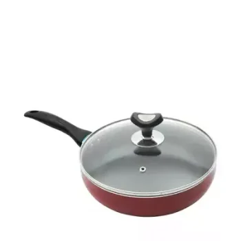 RFL Topper NonStick Fry Pan & Lid Red 24 cm each