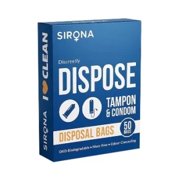 Sirona Oxo-Biodegradable Tampon & Condom Disposal Bag 50 pcs