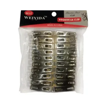 Stainless Steel Windbreak Clip 20 pcs