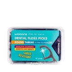 Watson Dental Floss Picks Charcoal 50 pcs