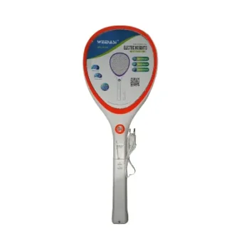Weidasi Multifunction Electric Mosquito Swatter With Led Light And Charger (Orange) each